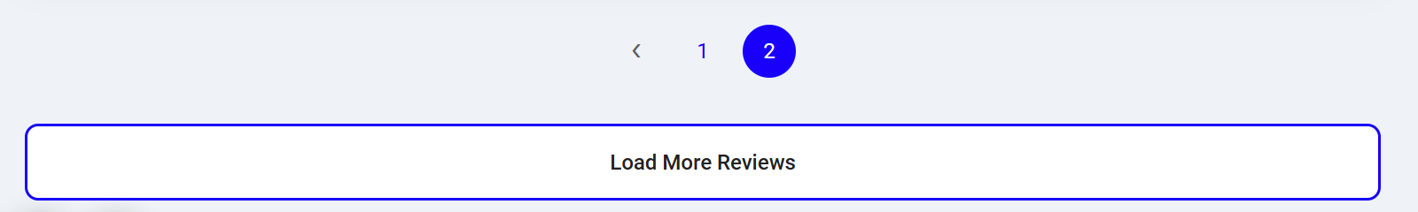 The pagination below the reviews with the Load More Reviews button